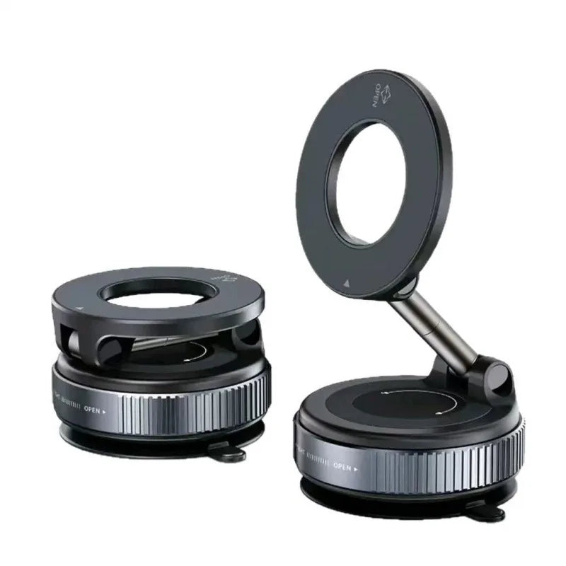 INNOTREE MagSafe Car Phone Holder – 360° Magnetic Mount with Vacuum Suction | Foldable Dashboard & Desk Stand for iPhone