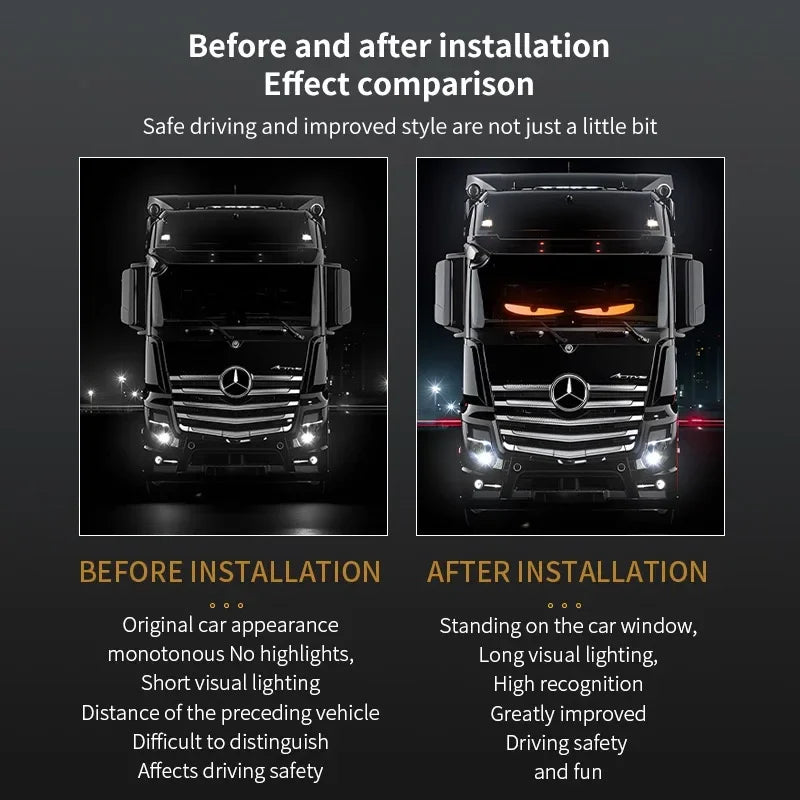 Customizable Bluetooth LED Car Window Display – Waterproof & App Controlled