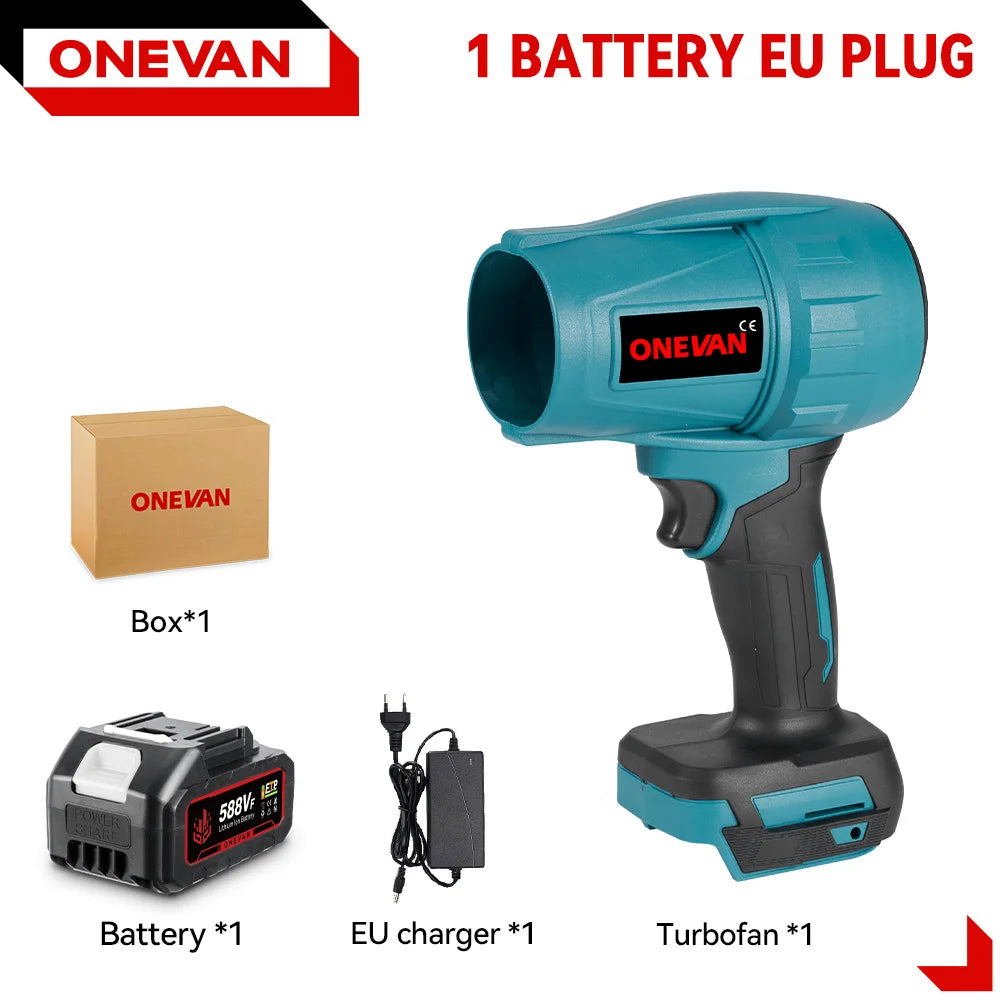 Cordless Jet Fan Blower – 200M/S Brushless Electric Power Tool for Snow, Dust & Leaves