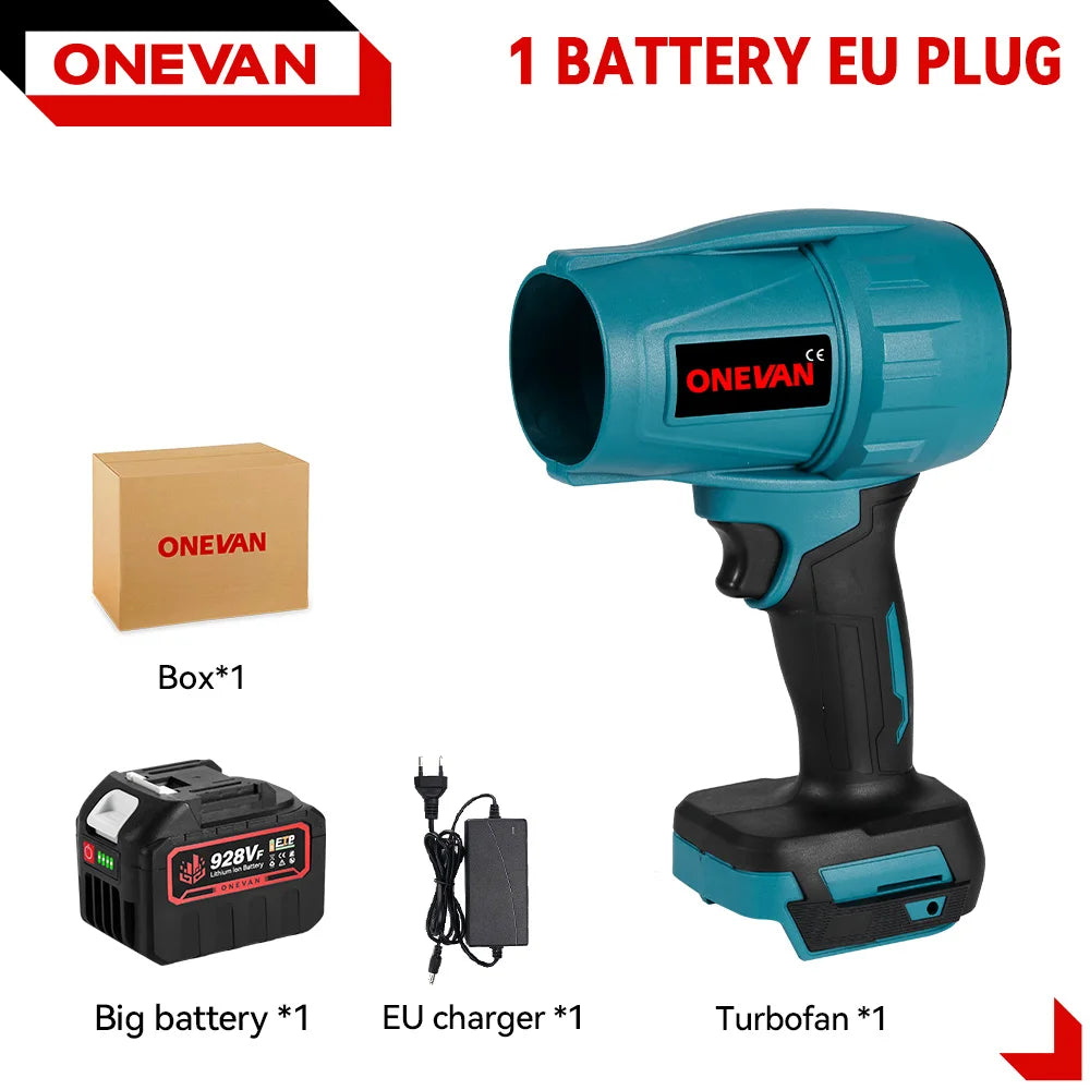 Cordless Jet Fan Blower – 200M/S Brushless Electric Power Tool for Snow, Dust & Leaves