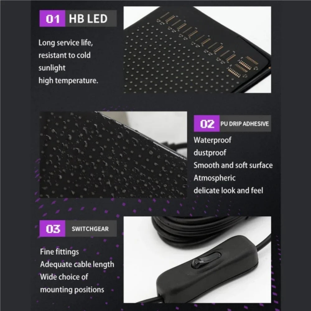 Customizable Bluetooth LED Car Window Display – Waterproof & App Controlled