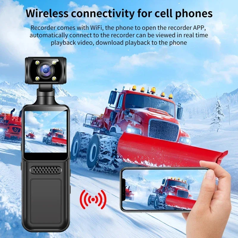 Xiaomi MIJIA Handheld 180° Pocket Camera – 4K 60FPS, Sony Sensor, Dual Stabilization