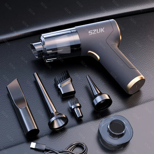 SZUK Wireless Car Vacuum Cleaner – Mini Handheld Powerful Portable Cleaning Tool