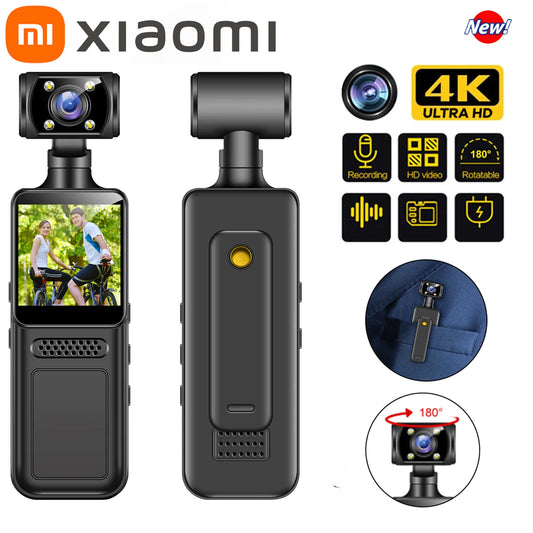 Xiaomi MIJIA Handheld 180° Pocket Camera – 4K 60FPS, Sony Sensor, Dual Stabilization