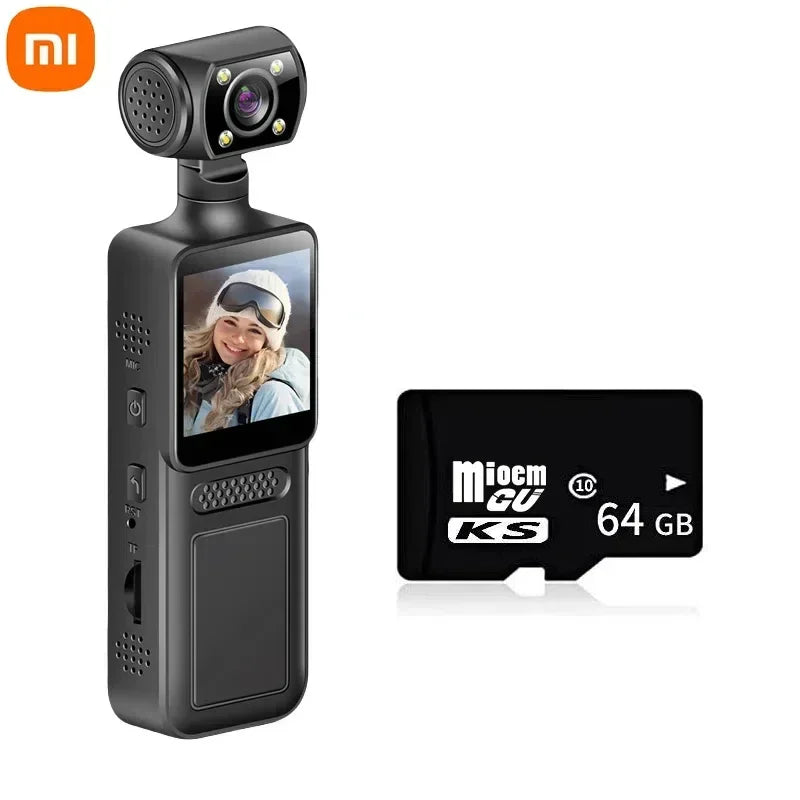 Xiaomi MIJIA Handheld 180° Pocket Camera – 4K 60FPS, Sony Sensor, Dual Stabilization