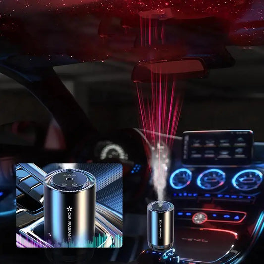 USB Car Air Humidifier & Aroma Diffuser – Ultrasonic Essential Oil Air Freshener & Purifier for Car or Home Use