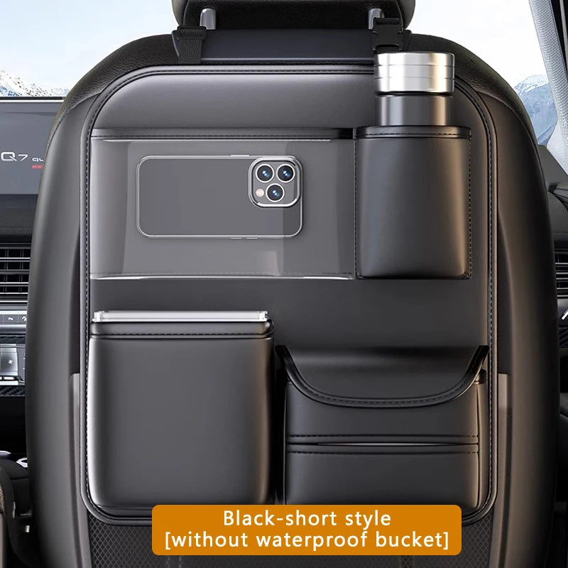 SEAMETAL Car Backseat Organizer – Multi-Pocket Storage Bag with Foldable Dining Table & Tablet Holder for Kids & Travel