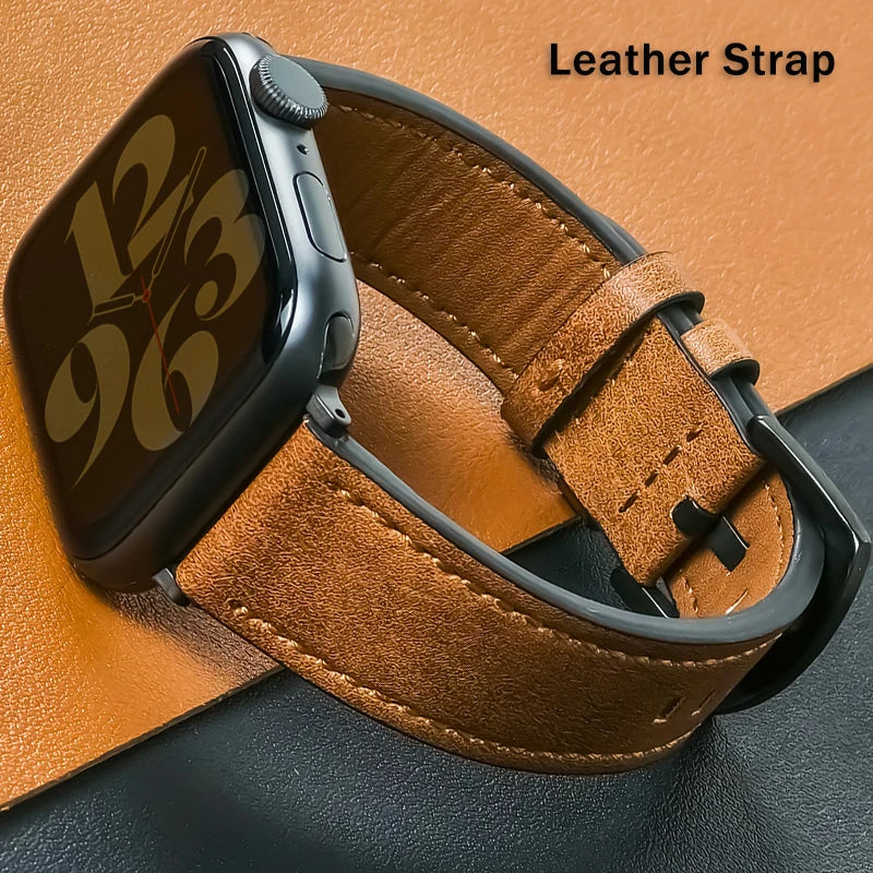 Premium Luxury Strap for Apple Watch – Compatible with Series 1–SE, 38mm–44mm